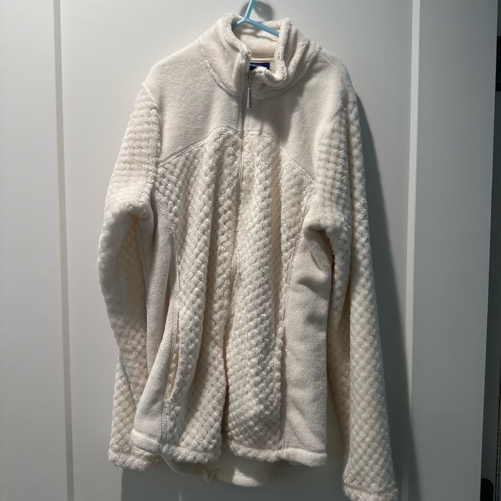 White soft jacket